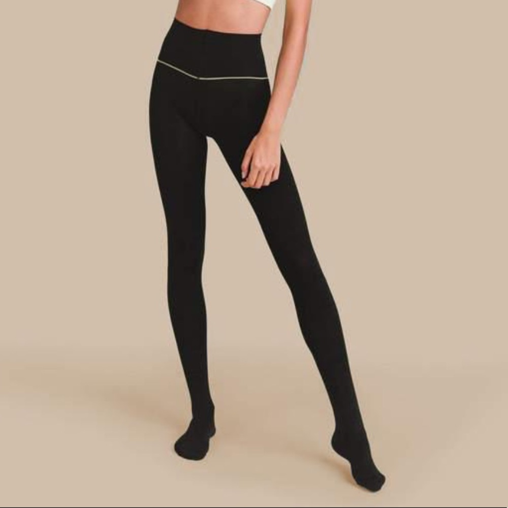 NWT Sheertex Black Semi-Opaque Tights